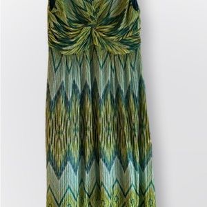 Chico’s summer dress, green, size 1